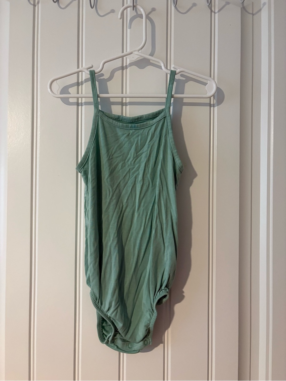 Kyte Baby Toddler Girls Spaghetti Strap Bodysuit in Mint